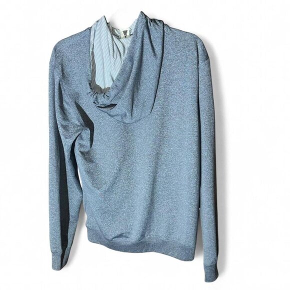 Vuori Movement Hoodie Athletic Full Zip Jacket In Heathered Gray, Size Medium - Picture 6 of 8